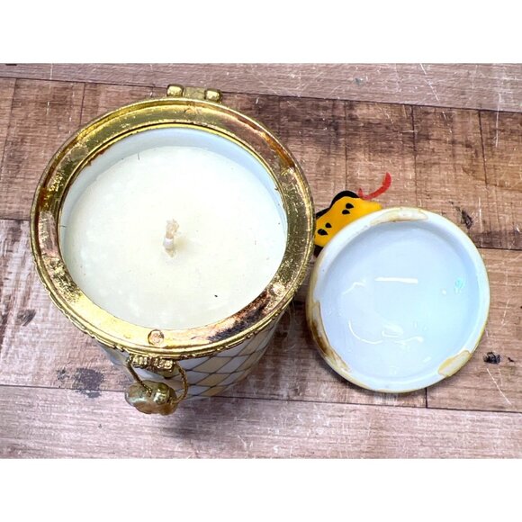 Decorative Ceramic Candle With Inspirational Quote - Picture 4 of 4